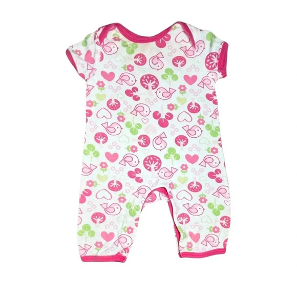 Onesie Bundle with Pink Hat! - Old Navy & Circo, 0-3 Months - Cotton - Picture 2 of 9